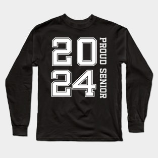 proud senior est 2024 Long Sleeve T-Shirt